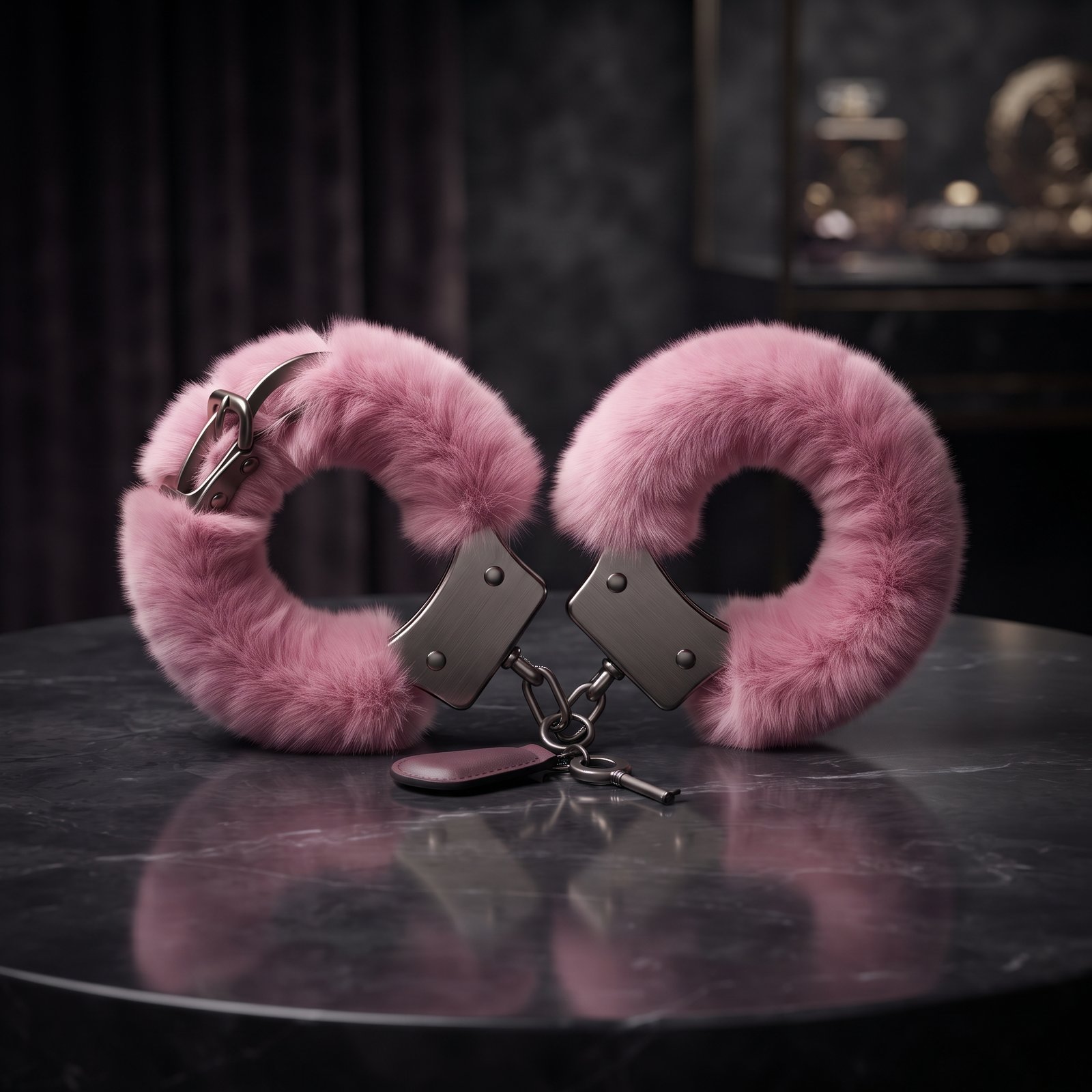 Pink Furry Handcuffs