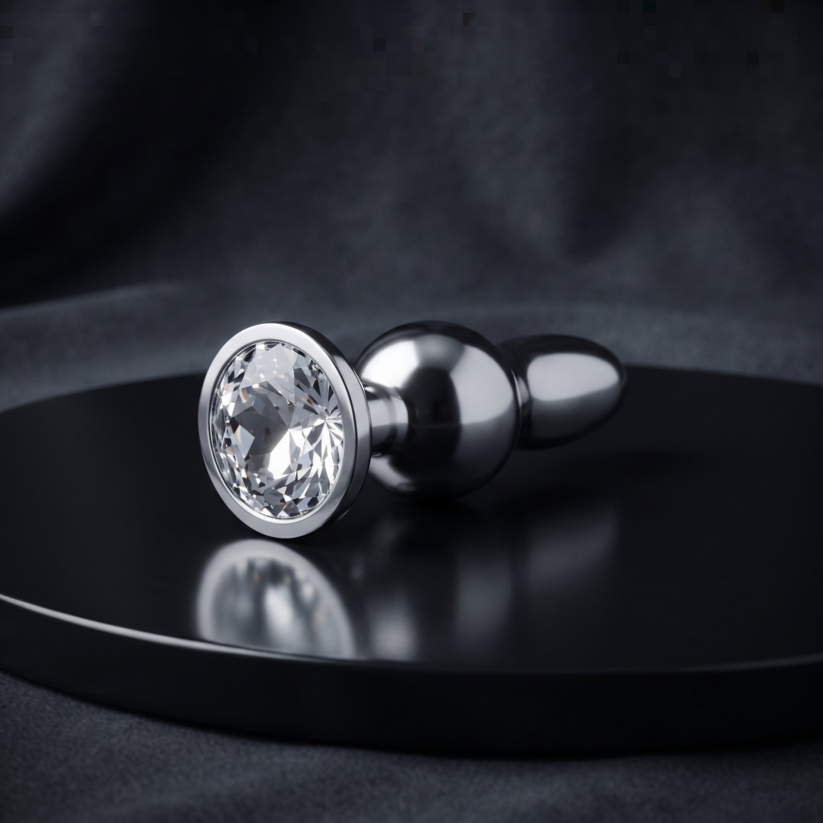 Silver Crystal Plug